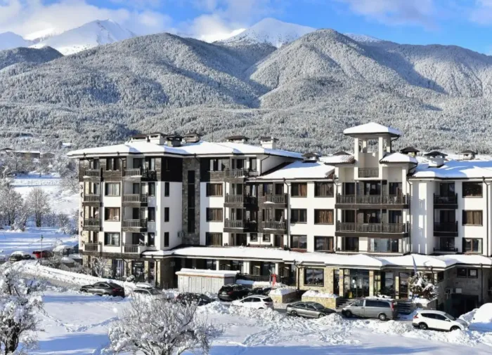 1-Zimmer St.George Pool & SPA 53 м² | Terrasse + Hof | Bansko
