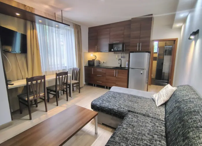 1-Zimmer St.George Pool & SPA 53 м² | Terrasse + Hof | Bansko