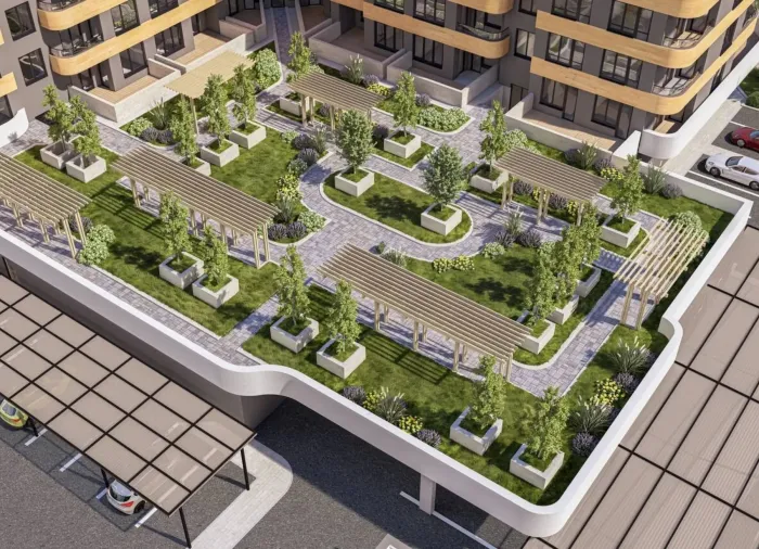 Трёхкомнатная квартира 90 м² с видом на море в Atlas 1, Бургас