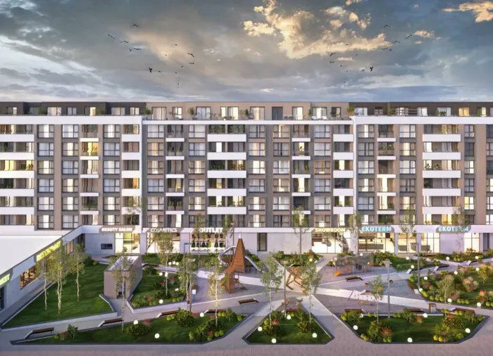 Zweizimmerwohnung 65 m² mit Ostlage im Azimuth Ring, Burgas