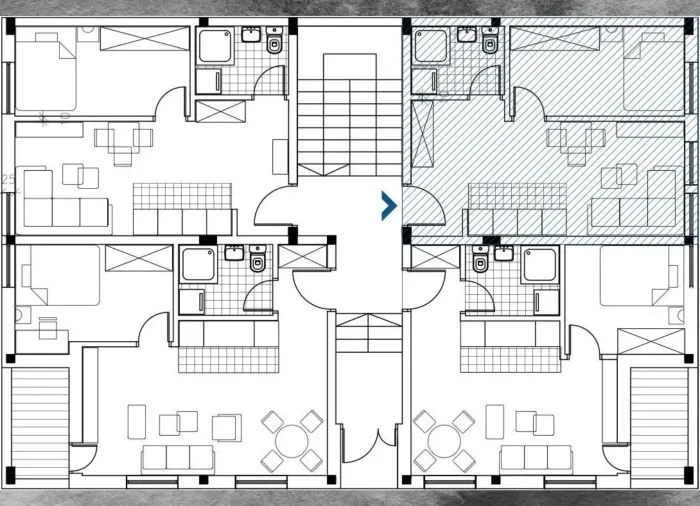 1-Bedroom Apartment 29 m2 No. 2 in BM Residence | Bečmen, Belgrade
