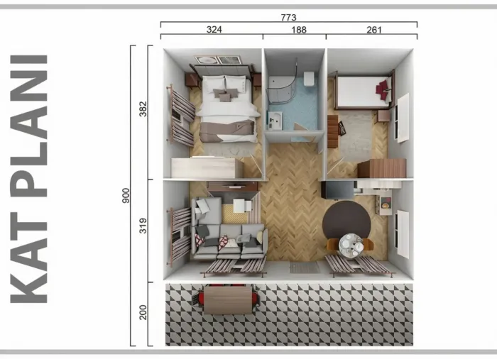 Модульный дом 70 м² в Banja Forest Residence - Врнячка-Баня