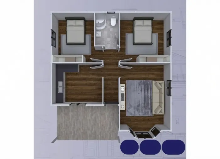 Modular 2-Bedroom House 86 m² in Banja Forest Residence - Vrnjačka Banja