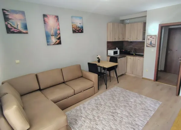Студия 38 м² в Банско, ски-зона, собственный двор