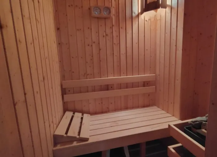 Трёхкомнатная квартира 90 м² с сауной в комплексе Феникс, Банско