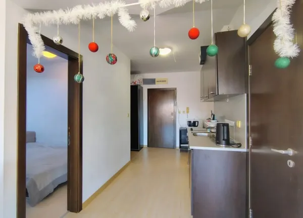 Трёхкомнатная квартира 90 м² с сауной в комплексе Феникс, Банско