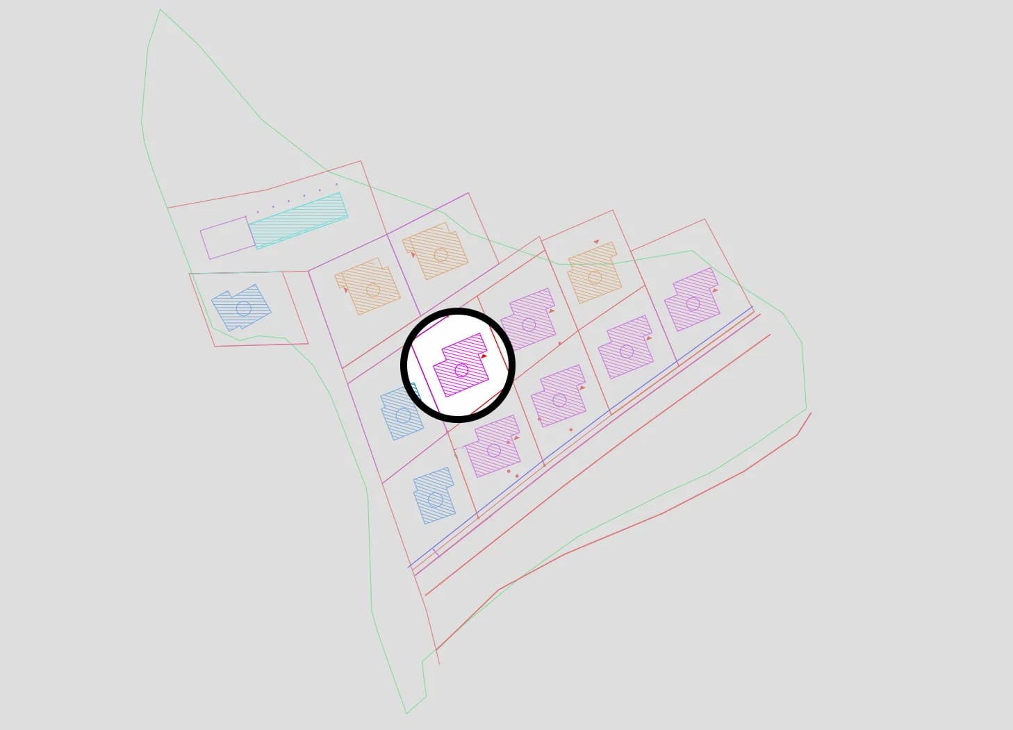 Photo: location of Villa No. 07 in the Portofino Village complex
